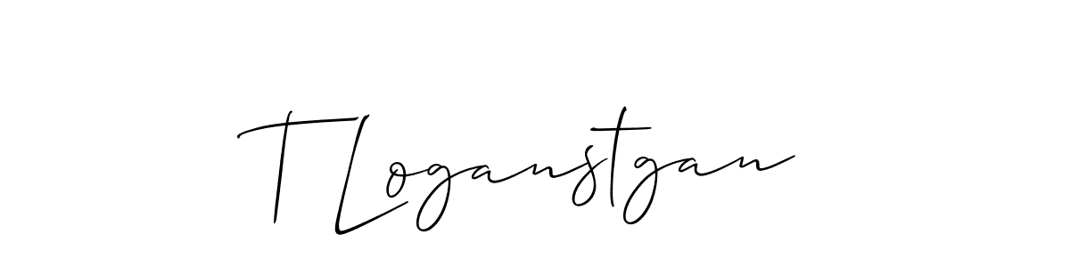 Make a beautiful signature design for name T Loganstgan. Use this online signature maker to create a handwritten signature for free. T Loganstgan signature style 2 images and pictures png