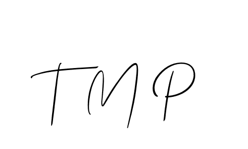 You should practise on your own different ways (Allison_Script) to write your name (T M P) in signature. don't let someone else do it for you. T M P signature style 2 images and pictures png