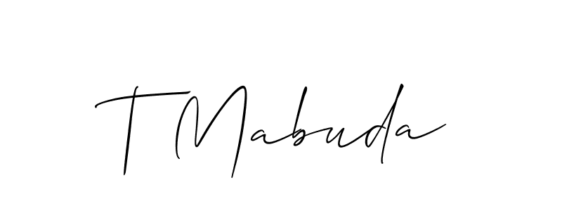 Check out images of Autograph of T Mabuda name. Actor T Mabuda Signature Style. Allison_Script is a professional sign style online. T Mabuda signature style 2 images and pictures png