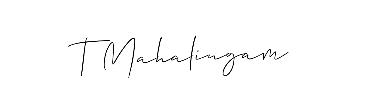 Here are the top 10 professional signature styles for the name T Mahalingam. These are the best autograph styles you can use for your name. T Mahalingam signature style 2 images and pictures png