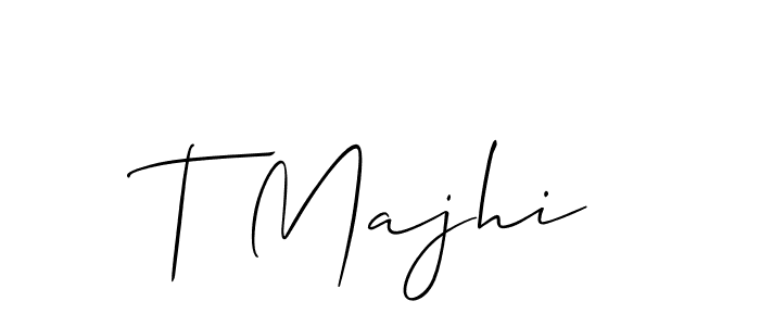 Make a beautiful signature design for name T Majhi. Use this online signature maker to create a handwritten signature for free. T Majhi signature style 2 images and pictures png