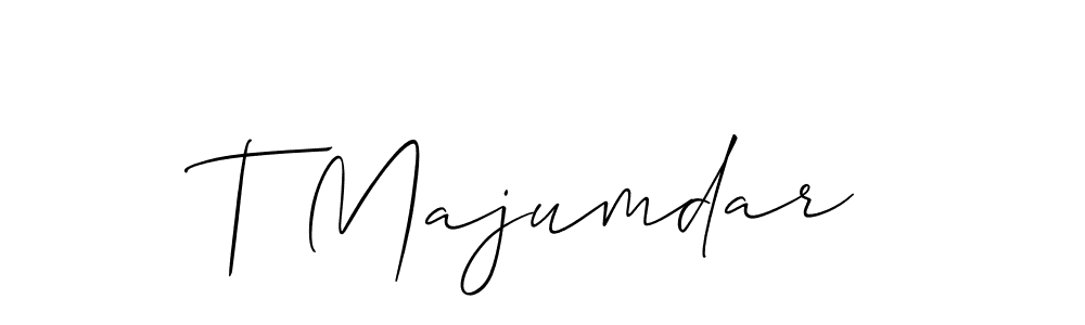 Best and Professional Signature Style for T Majumdar. Allison_Script Best Signature Style Collection. T Majumdar signature style 2 images and pictures png