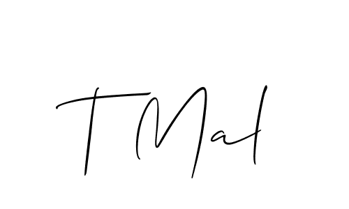 You can use this online signature creator to create a handwritten signature for the name T Mal. This is the best online autograph maker. T Mal signature style 2 images and pictures png