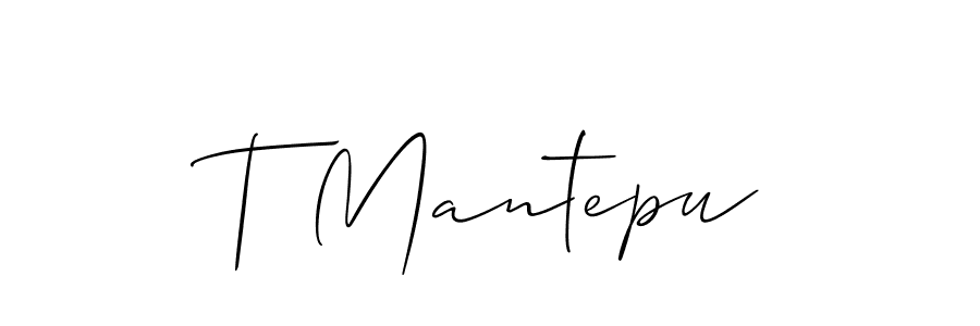 Check out images of Autograph of T Mantepu name. Actor T Mantepu Signature Style. Allison_Script is a professional sign style online. T Mantepu signature style 2 images and pictures png