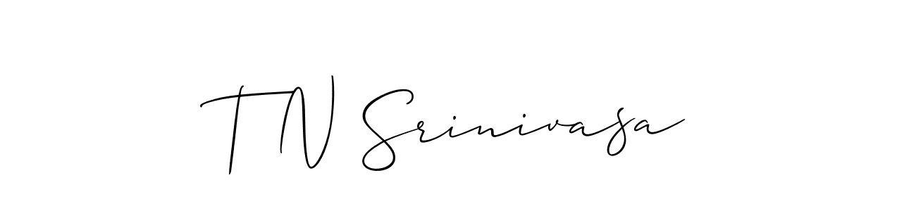 Make a beautiful signature design for name T N Srinivasa. Use this online signature maker to create a handwritten signature for free. T N Srinivasa signature style 2 images and pictures png