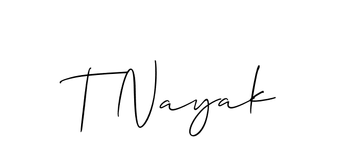 Once you've used our free online signature maker to create your best signature Allison_Script style, it's time to enjoy all of the benefits that T Nayak name signing documents. T Nayak signature style 2 images and pictures png