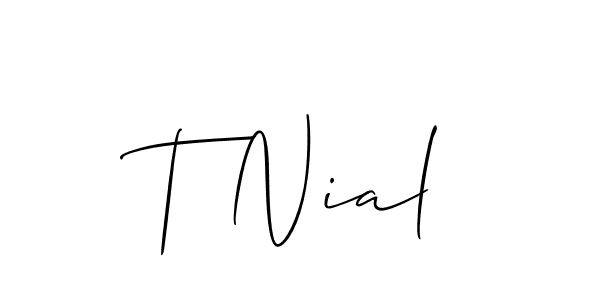 See photos of T Nial official signature by Spectra . Check more albums & portfolios. Read reviews & check more about Allison_Script font. T Nial signature style 2 images and pictures png