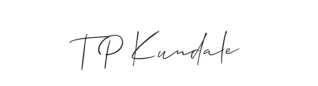 Here are the top 10 professional signature styles for the name T P Kundale. These are the best autograph styles you can use for your name. T P Kundale signature style 2 images and pictures png