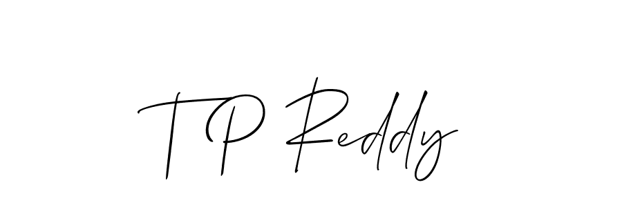 Allison_Script is a professional signature style that is perfect for those who want to add a touch of class to their signature. It is also a great choice for those who want to make their signature more unique. Get T P Reddy name to fancy signature for free. T P Reddy signature style 2 images and pictures png