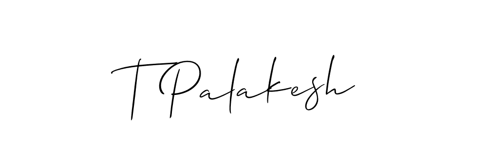 Best and Professional Signature Style for T Palakesh. Allison_Script Best Signature Style Collection. T Palakesh signature style 2 images and pictures png