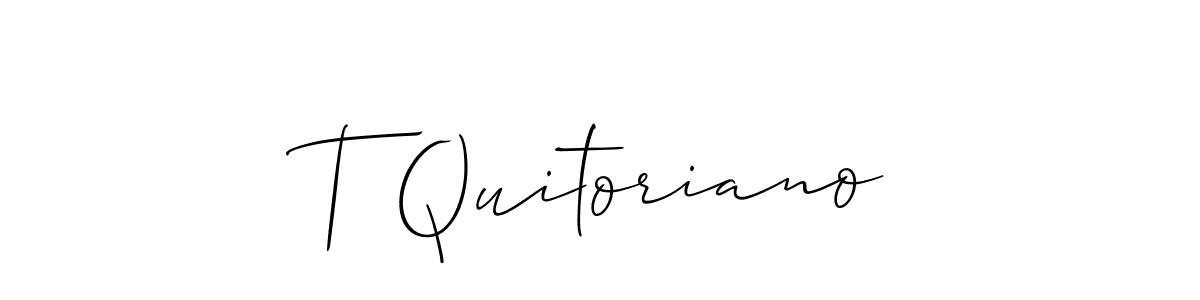 See photos of T Quitoriano official signature by Spectra . Check more albums & portfolios. Read reviews & check more about Allison_Script font. T Quitoriano signature style 2 images and pictures png
