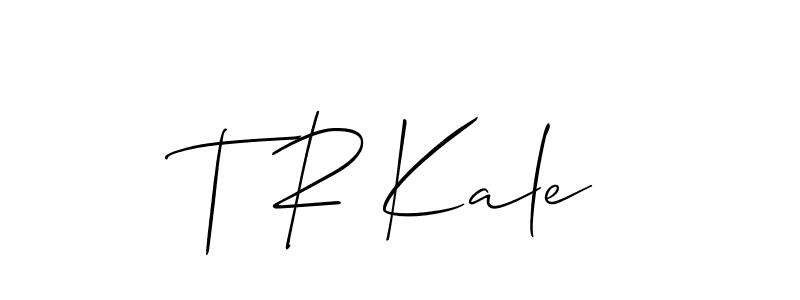 Best and Professional Signature Style for T R Kale. Allison_Script Best Signature Style Collection. T R Kale signature style 2 images and pictures png