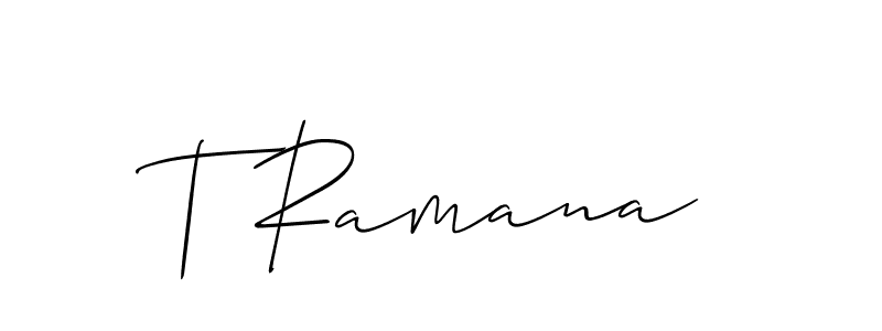 You can use this online signature creator to create a handwritten signature for the name T Ramana. This is the best online autograph maker. T Ramana signature style 2 images and pictures png