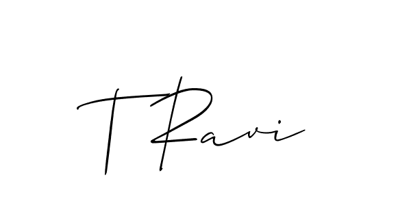 Once you've used our free online signature maker to create your best signature Allison_Script style, it's time to enjoy all of the benefits that T Ravi name signing documents. T Ravi signature style 2 images and pictures png