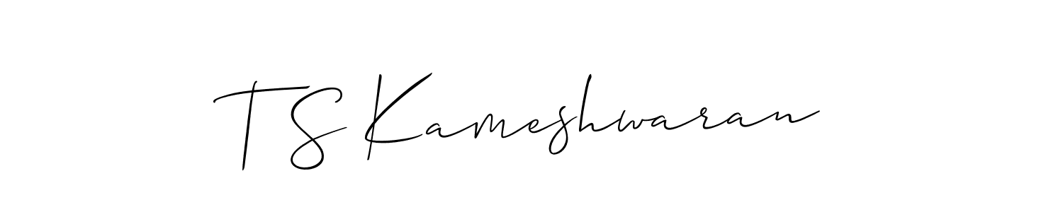 You can use this online signature creator to create a handwritten signature for the name T S Kameshwaran. This is the best online autograph maker. T S Kameshwaran signature style 2 images and pictures png