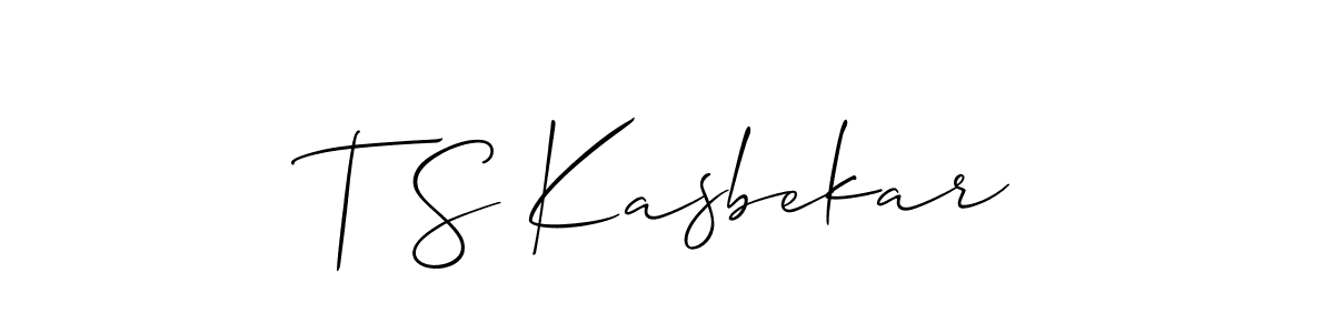 Here are the top 10 professional signature styles for the name T S Kasbekar. These are the best autograph styles you can use for your name. T S Kasbekar signature style 2 images and pictures png