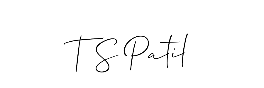 Once you've used our free online signature maker to create your best signature Allison_Script style, it's time to enjoy all of the benefits that T S Patil name signing documents. T S Patil signature style 2 images and pictures png