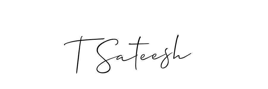 Here are the top 10 professional signature styles for the name T Sateesh. These are the best autograph styles you can use for your name. T Sateesh signature style 2 images and pictures png