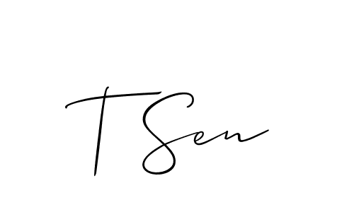 Here are the top 10 professional signature styles for the name T Sen. These are the best autograph styles you can use for your name. T Sen signature style 2 images and pictures png