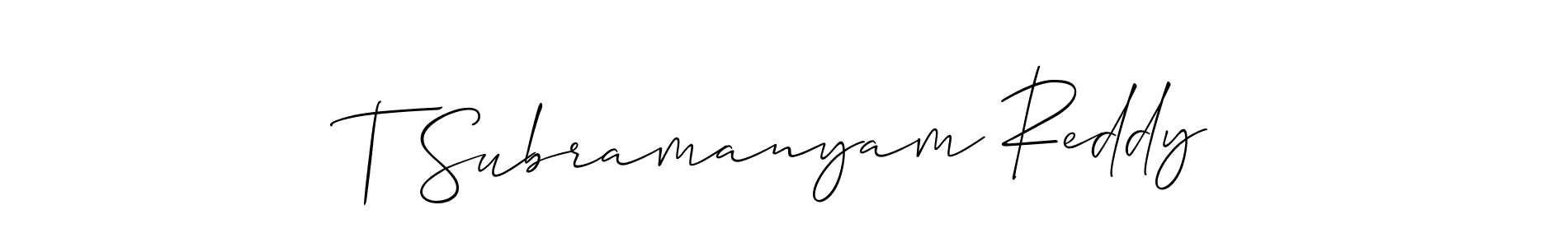 Here are the top 10 professional signature styles for the name T Subramanyam Reddy. These are the best autograph styles you can use for your name. T Subramanyam Reddy signature style 2 images and pictures png