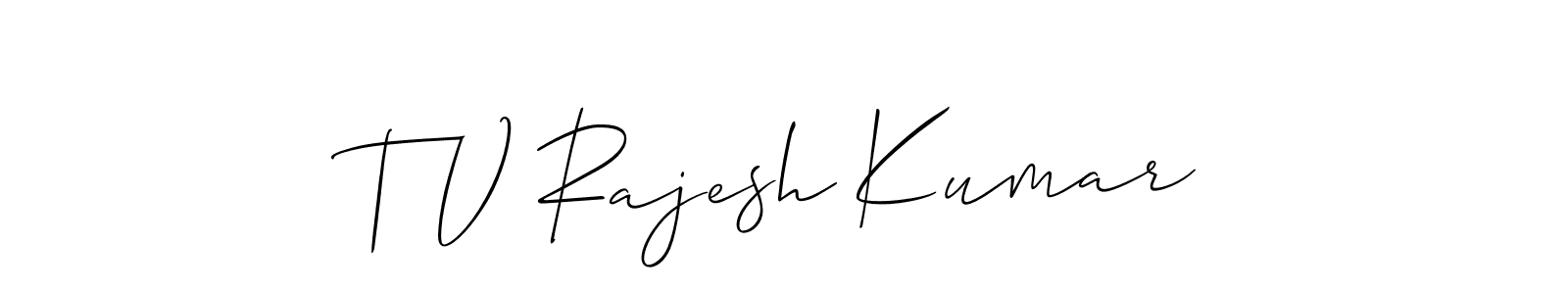 Here are the top 10 professional signature styles for the name T V Rajesh Kumar. These are the best autograph styles you can use for your name. T V Rajesh Kumar signature style 2 images and pictures png