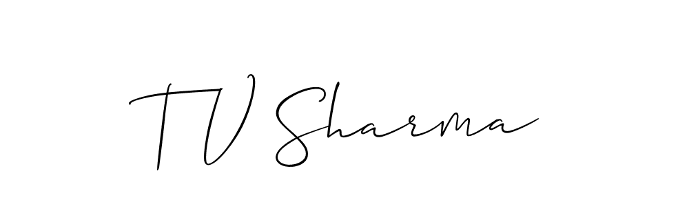 Once you've used our free online signature maker to create your best signature Allison_Script style, it's time to enjoy all of the benefits that T V Sharma name signing documents. T V Sharma signature style 2 images and pictures png