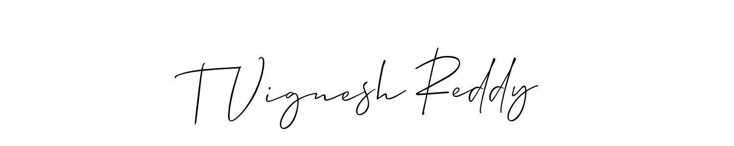 You can use this online signature creator to create a handwritten signature for the name T Vignesh Reddy. This is the best online autograph maker. T Vignesh Reddy signature style 2 images and pictures png