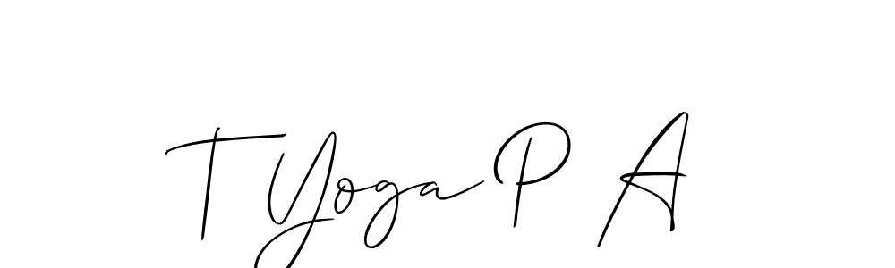 Once you've used our free online signature maker to create your best signature Allison_Script style, it's time to enjoy all of the benefits that T Yoga P A name signing documents. T Yoga P A signature style 2 images and pictures png