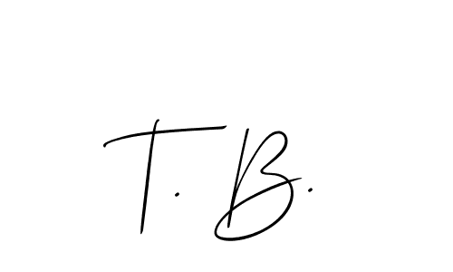 T. B. stylish signature style. Best Handwritten Sign (Allison_Script) for my name. Handwritten Signature Collection Ideas for my name T. B.. T. B. signature style 2 images and pictures png