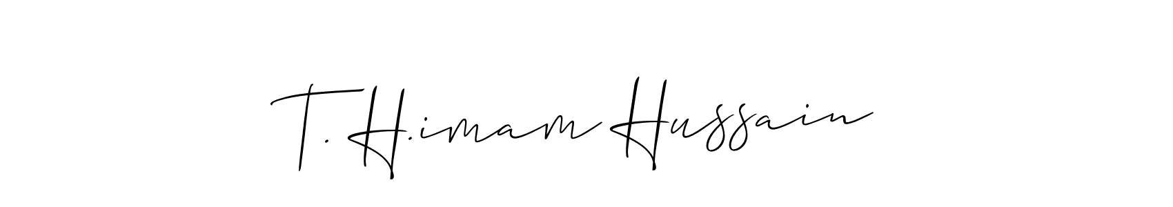 Here are the top 10 professional signature styles for the name T. H.imam Hussain. These are the best autograph styles you can use for your name. T. H.imam Hussain signature style 2 images and pictures png