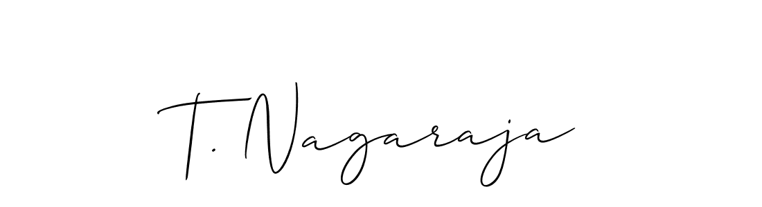 Use a signature maker to create a handwritten signature online. With this signature software, you can design (Allison_Script) your own signature for name T. Nagaraja. T. Nagaraja signature style 2 images and pictures png