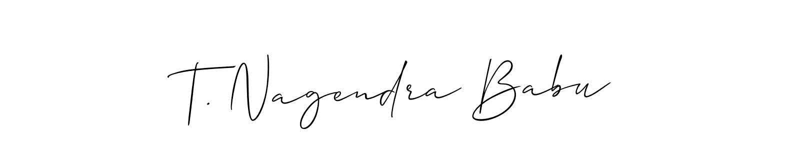 Once you've used our free online signature maker to create your best signature Allison_Script style, it's time to enjoy all of the benefits that T. Nagendra Babu name signing documents. T. Nagendra Babu signature style 2 images and pictures png