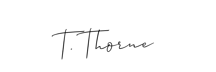 Once you've used our free online signature maker to create your best signature Allison_Script style, it's time to enjoy all of the benefits that T. Thorne name signing documents. T. Thorne signature style 2 images and pictures png