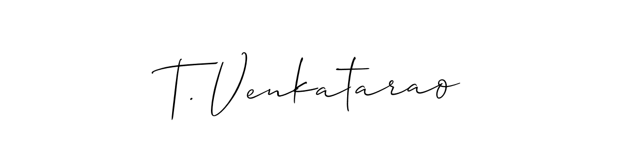 See photos of T. Venkatarao official signature by Spectra . Check more albums & portfolios. Read reviews & check more about Allison_Script font. T. Venkatarao signature style 2 images and pictures png