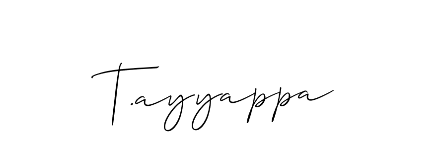 Check out images of Autograph of T.ayyappa name. Actor T.ayyappa Signature Style. Allison_Script is a professional sign style online. T.ayyappa signature style 2 images and pictures png