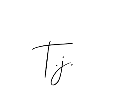 Make a beautiful signature design for name T.j.. Use this online signature maker to create a handwritten signature for free. T.j. signature style 2 images and pictures png