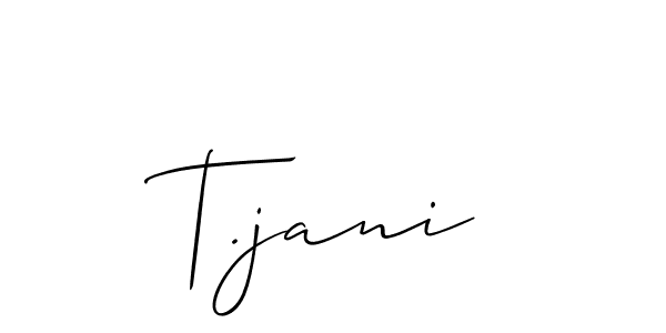 See photos of T.jani official signature by Spectra . Check more albums & portfolios. Read reviews & check more about Allison_Script font. T.jani signature style 2 images and pictures png