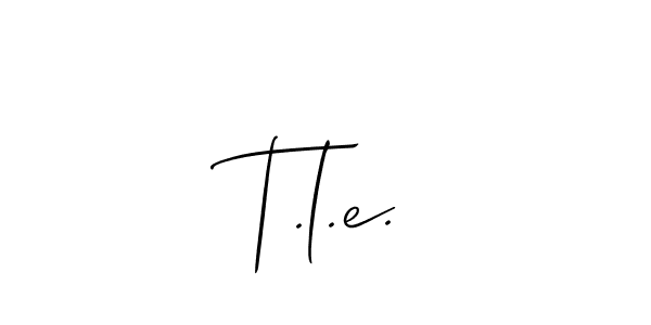 Here are the top 10 professional signature styles for the name T.l.e.. These are the best autograph styles you can use for your name. T.l.e. signature style 2 images and pictures png