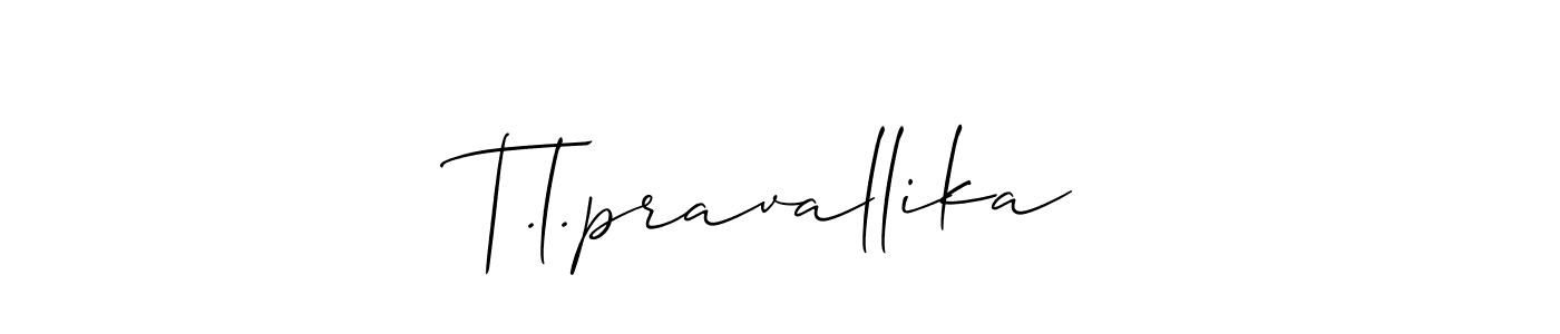 You can use this online signature creator to create a handwritten signature for the name T.l.pravallika. This is the best online autograph maker. T.l.pravallika signature style 2 images and pictures png