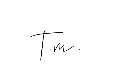 Use a signature maker to create a handwritten signature online. With this signature software, you can design (Allison_Script) your own signature for name T.m .. T.m . signature style 2 images and pictures png