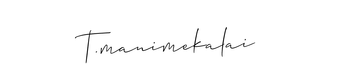 This is the best signature style for the T.manimekalai name. Also you like these signature font (Allison_Script). Mix name signature. T.manimekalai signature style 2 images and pictures png