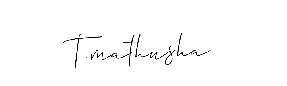 See photos of T.mathusha official signature by Spectra . Check more albums & portfolios. Read reviews & check more about Allison_Script font. T.mathusha signature style 2 images and pictures png