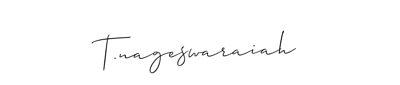 You can use this online signature creator to create a handwritten signature for the name T.nageswaraiah. This is the best online autograph maker. T.nageswaraiah signature style 2 images and pictures png