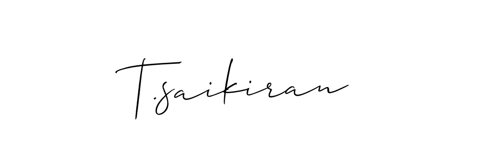 T.saikiran stylish signature style. Best Handwritten Sign (Allison_Script) for my name. Handwritten Signature Collection Ideas for my name T.saikiran. T.saikiran signature style 2 images and pictures png