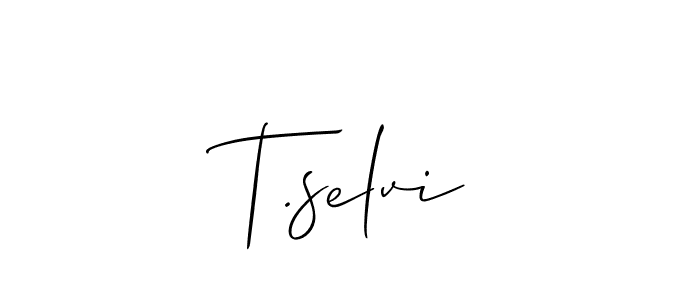 Here are the top 10 professional signature styles for the name T.selvi. These are the best autograph styles you can use for your name. T.selvi signature style 2 images and pictures png