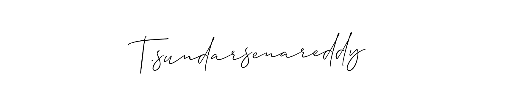 See photos of T.sundarsenareddy official signature by Spectra . Check more albums & portfolios. Read reviews & check more about Allison_Script font. T.sundarsenareddy signature style 2 images and pictures png