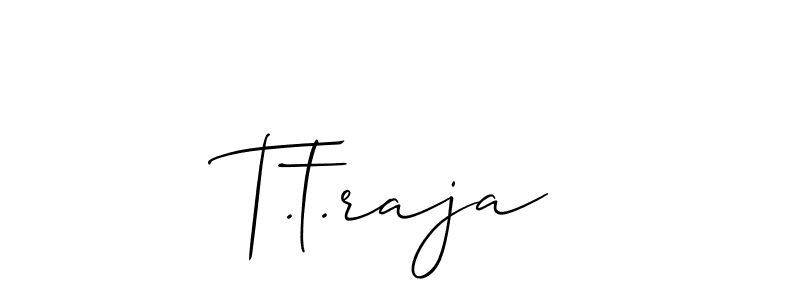 Here are the top 10 professional signature styles for the name T.t.raja. These are the best autograph styles you can use for your name. T.t.raja signature style 2 images and pictures png