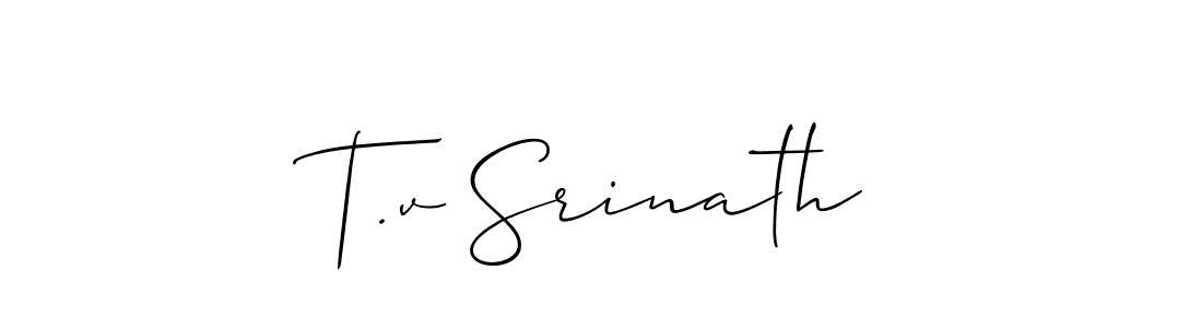 See photos of T.v Srinath official signature by Spectra . Check more albums & portfolios. Read reviews & check more about Allison_Script font. T.v Srinath signature style 2 images and pictures png