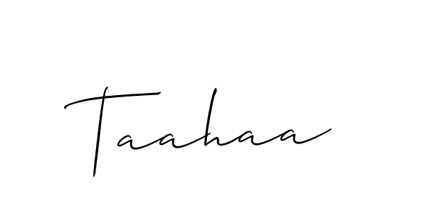 How to Draw Taahaa signature style? Allison_Script is a latest design signature styles for name Taahaa. Taahaa signature style 2 images and pictures png