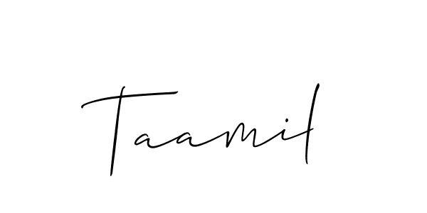 Once you've used our free online signature maker to create your best signature Allison_Script style, it's time to enjoy all of the benefits that Taamil name signing documents. Taamil signature style 2 images and pictures png